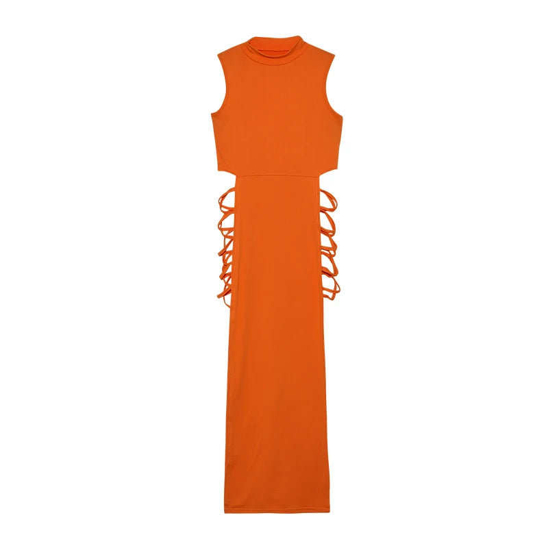 Womens Criss Cross Cut Out Dress