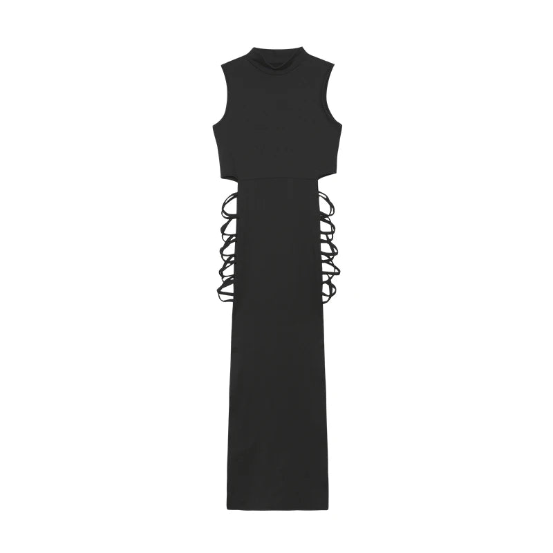 Womens Criss Cross Cut Out Dress