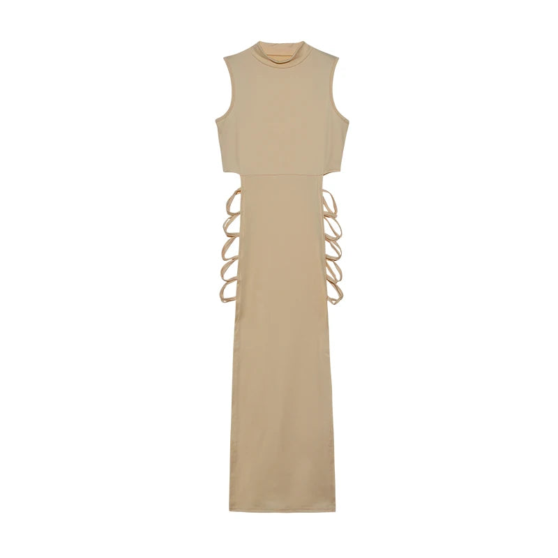 Womens Criss Cross Cut Out Dress